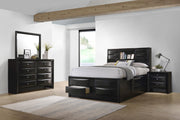 Briana 4-piece Eastern King Bedroom Set Black