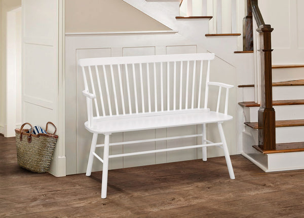 BANCO JERIMIAH SPINDLEBACK BLANCO