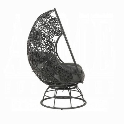 Sillón y mesa auxiliar de patio Hikre
