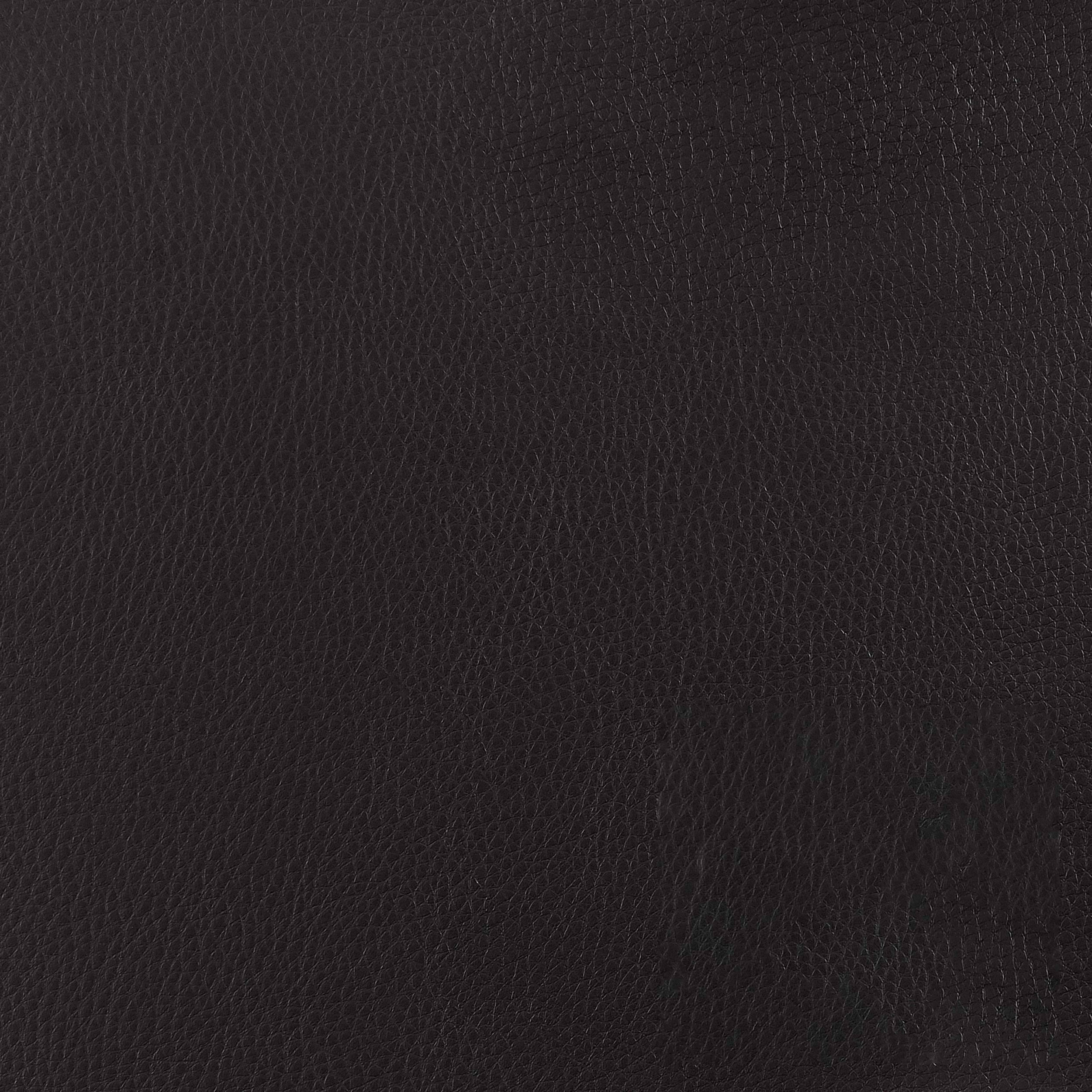 Bowman Round Upholstered Tufted Swivel Ottoman Black