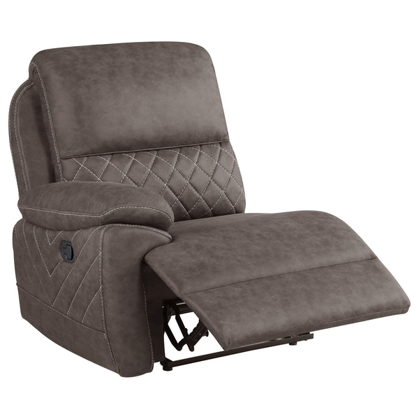 Sillón reclinable modular seccional LAF Variel marrón