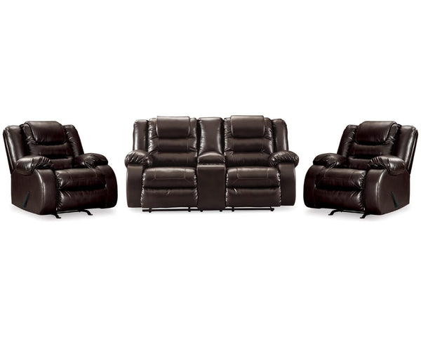 Vacherie Reclining Loveseat and 2 Recliners