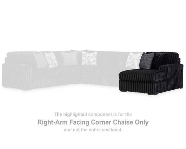 Chaise longue esquinera con brazo derecho Midnight-Madness