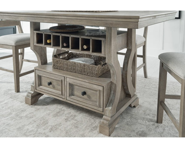Mesa de comedor de altura de mostrador Moreshire