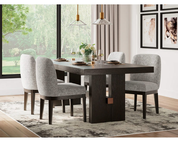 Mesa de comedor y 4 sillas Burkhaus