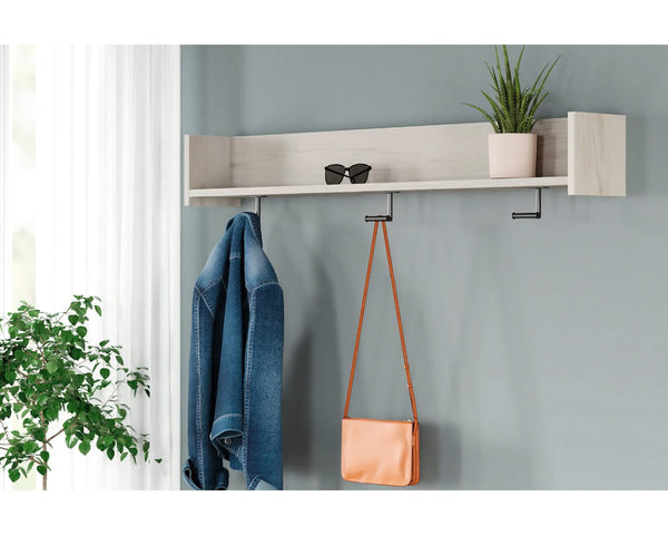 Perchero de pared con estante Socalle