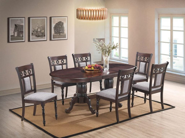 Juego de comedor Lakewood de 5 piezas de madera maciza auténtica