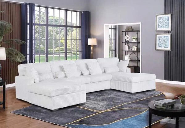 Chaise seccional doble elegante
