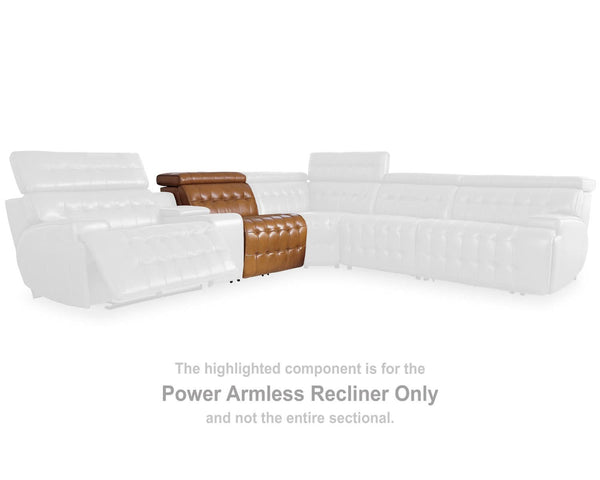 Sillón reclinable eléctrico sin brazos Tempmpton