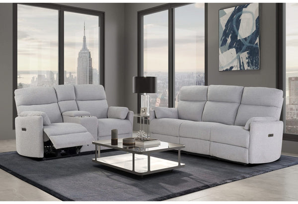 U8571 SOFÁ RECLINABLE ELÉCTRICO/SOFÁ DE DOS PLAZAS RECLINABLE CON CONSOLA ELÉCTRICA DOLPHIN