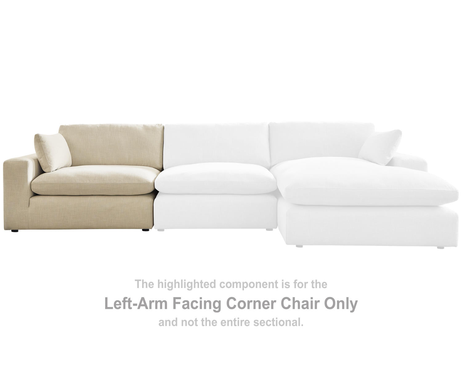 Elyza Left-Arm Facing Corner Chair