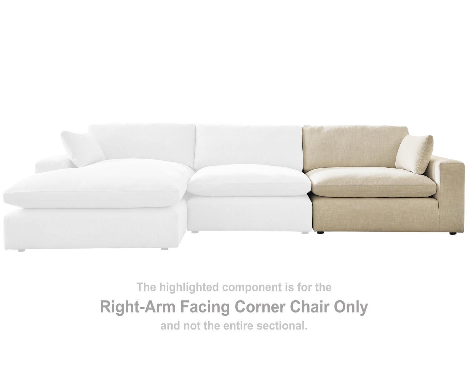 Elyza Right-Arm Facing Corner Chair