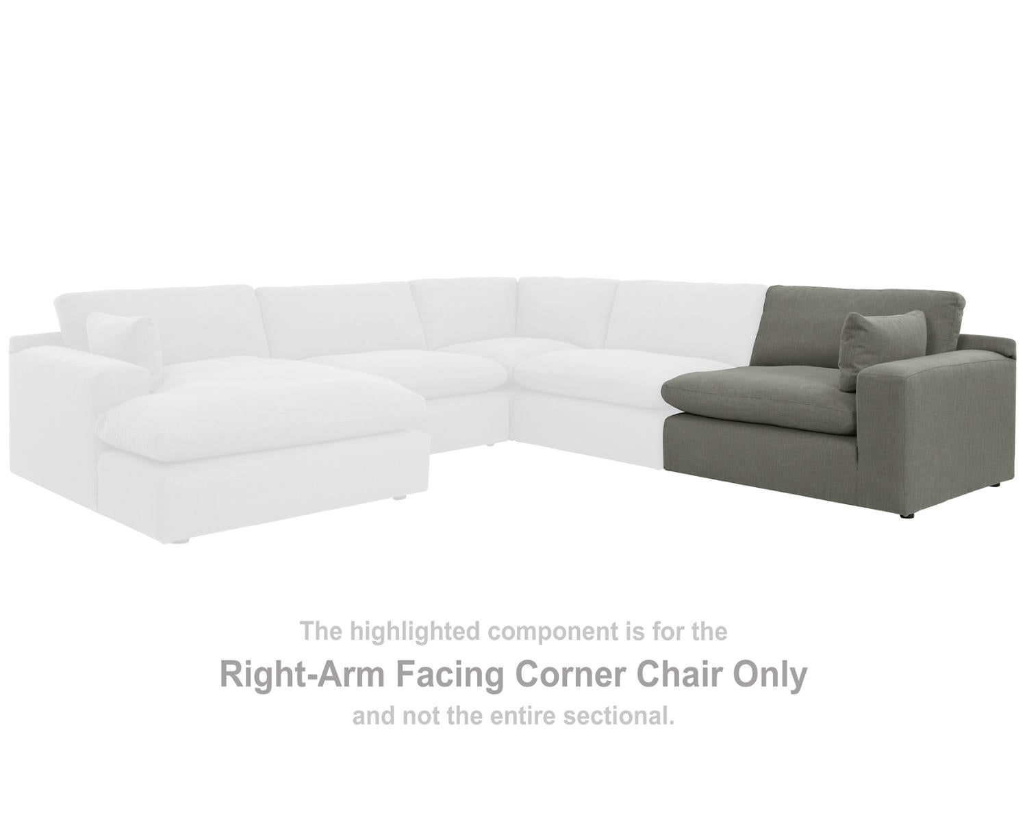 Elyza Right-Arm Facing Corner Chair
