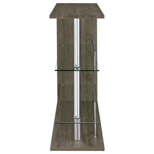 Mesa de bar rectangular Prescott Home, color gris desgastado
