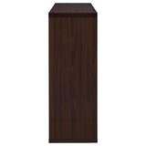 Mesa de bar rectangular Prescott Home Cappuccino de alto brillo