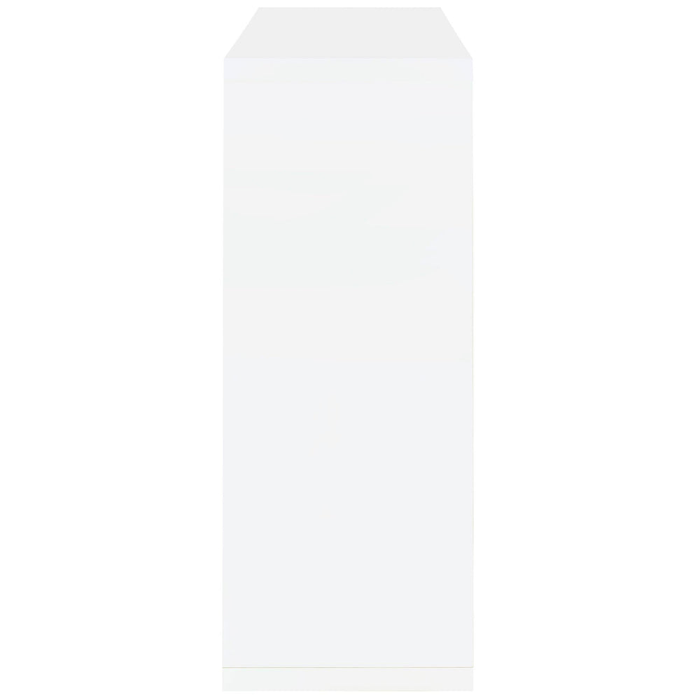 Prescott Rectangular Home Bar Table White High Gloss