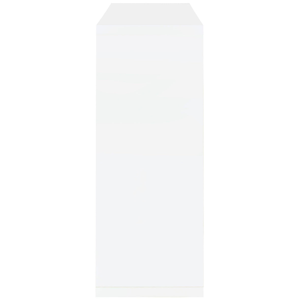 Prescott Rectangular Home Bar Table White High Gloss