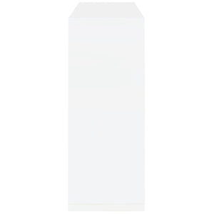 Prescott Rectangular Home Bar Table White High Gloss