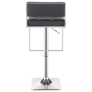 Alameda Adjustable Bar Stool Chrome and Grey