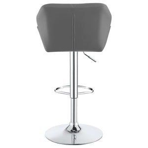 Taburete de bar ajustable tapizado Berrington gris (juego de 2)