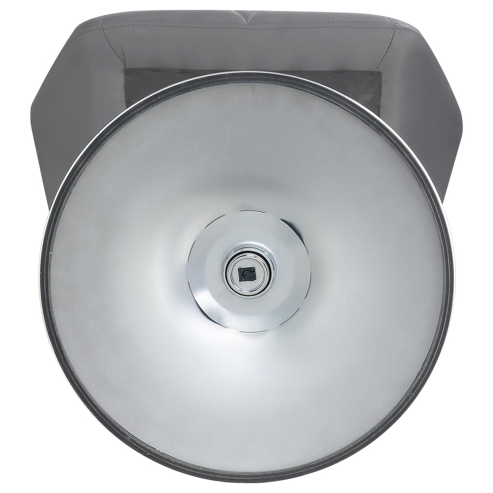 Taburete de bar ajustable tapizado Berrington gris (juego de 2)