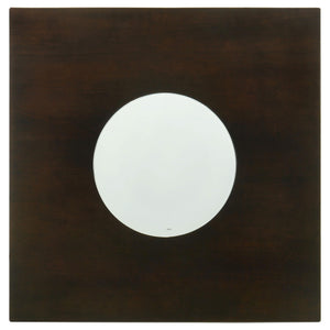 Juego de comedor Gabriel de 5 piezas cuadrado de altura de mostrador, color capuchino