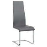 Silla de comedor tapizada Montclair gris (juego de 4)