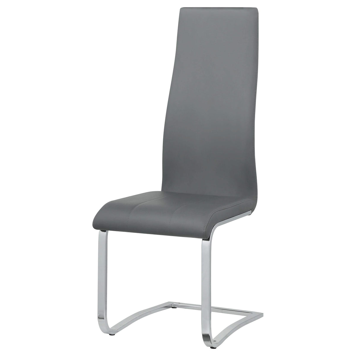 Silla de comedor tapizada Montclair gris (juego de 4)