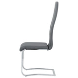 Silla de comedor tapizada Montclair gris (juego de 4)