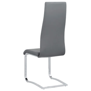Silla de comedor tapizada Montclair gris (juego de 4)