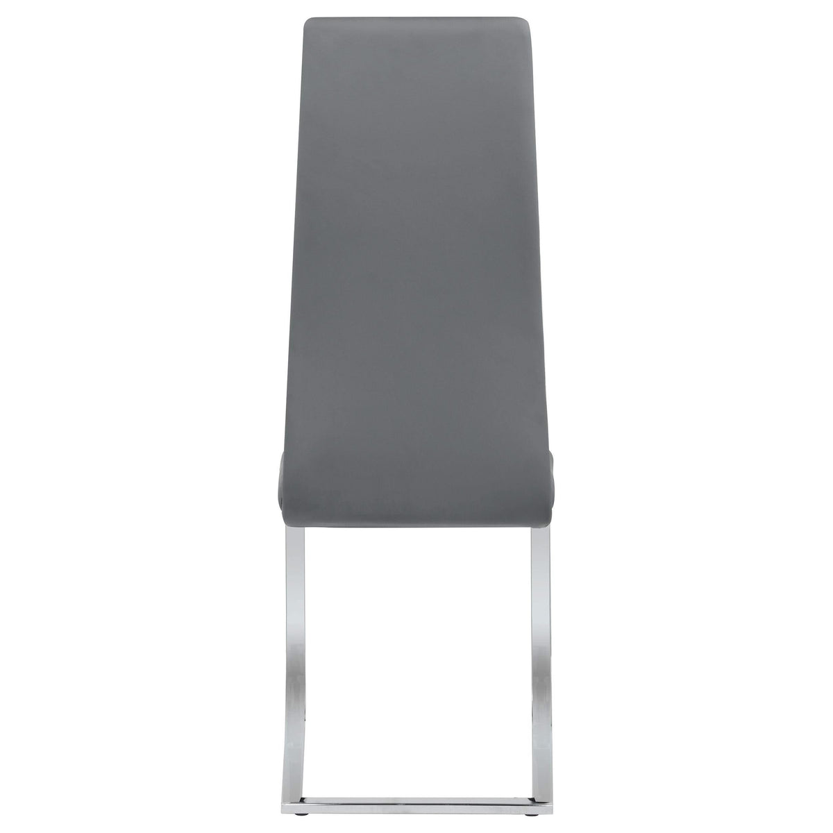 Silla de comedor tapizada Montclair gris (juego de 4)