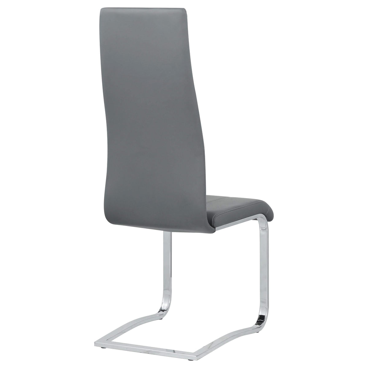 Silla de comedor tapizada Montclair gris (juego de 4)