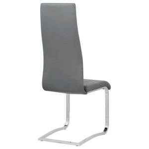 Silla de comedor tapizada Montclair gris (juego de 4)