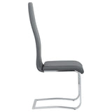 Silla de comedor tapizada Montclair gris (juego de 4)