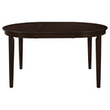 Juego de mesa de comedor Gabriel de 7 piezas con hojas extensibles, color capuchino