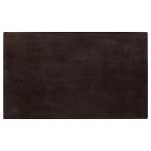 Juego de comedor rectangular Gabriel de 5 piezas de 59 pulgadas, color capuchino