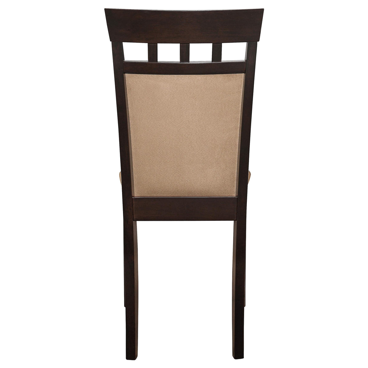 Silla de comedor Gabriel con respaldo cerrado, color capuchino (juego de 2)