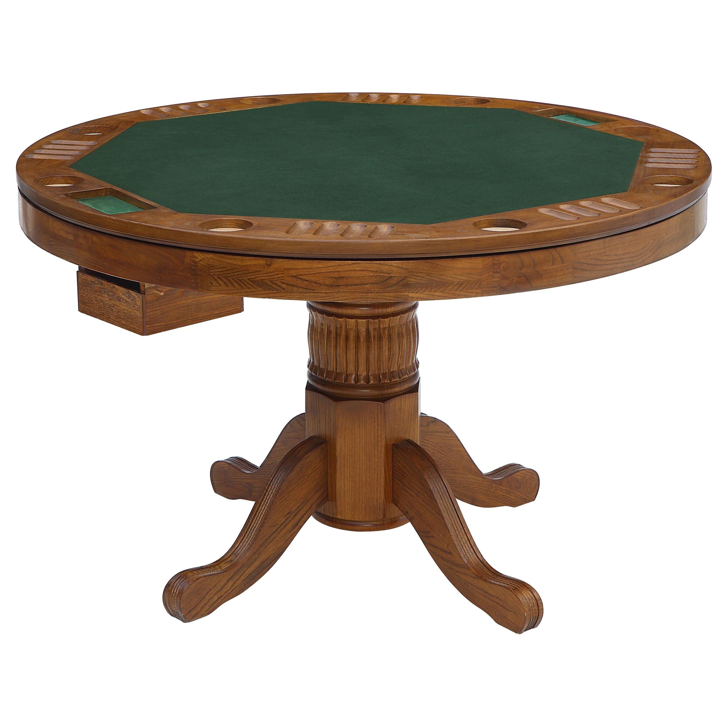 Juego de mesa de comedor y juego 3 en 1 Mitchell de 5 piezas, color ámbar