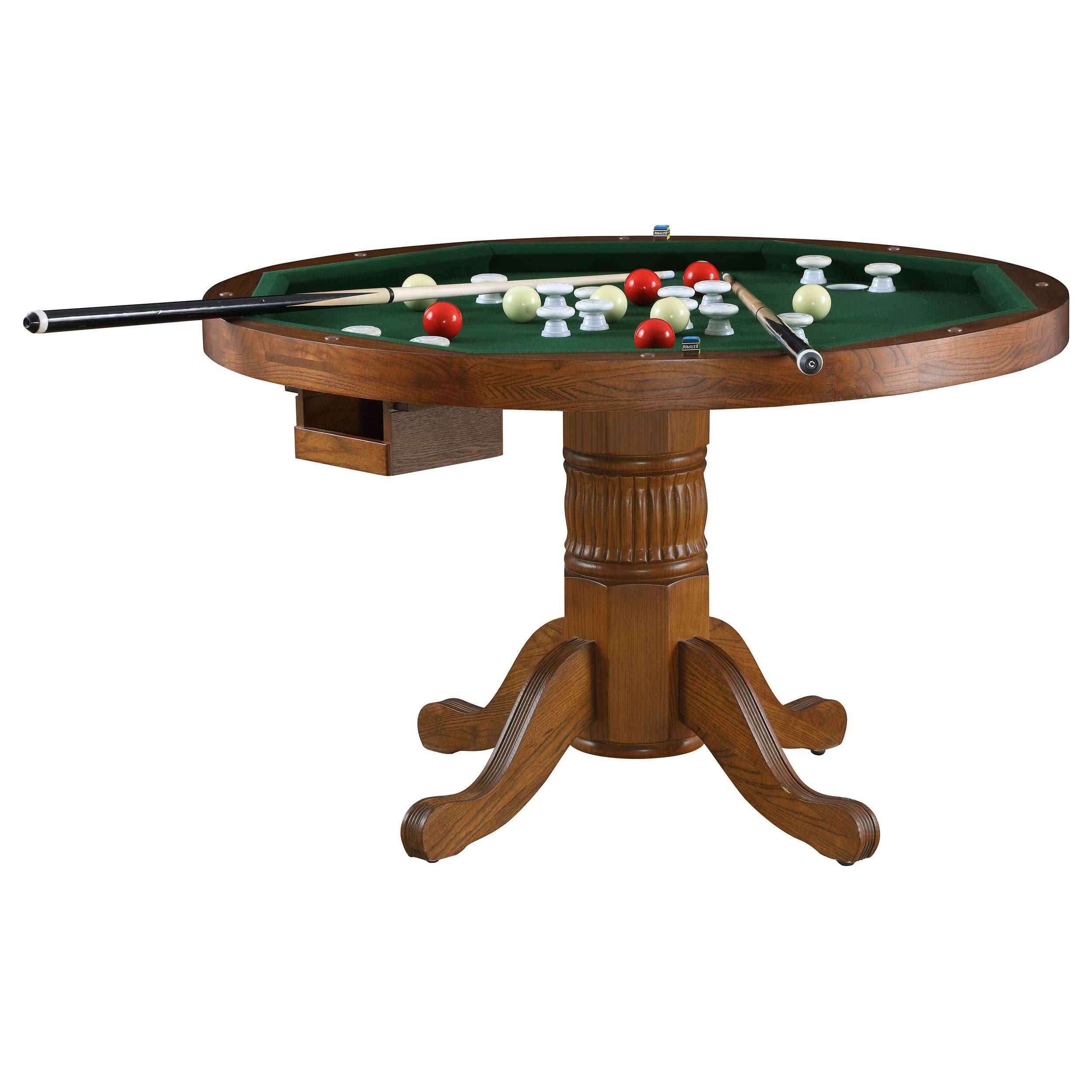 Juego de mesa de comedor y juego 3 en 1 Mitchell de 5 piezas, color ámbar