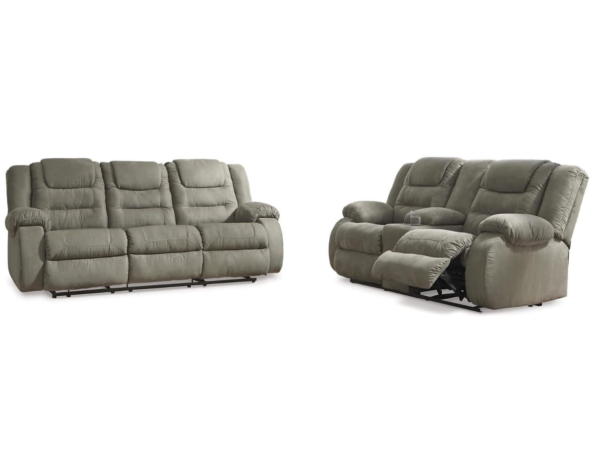 McCade Reclining Sofa and Loveseat