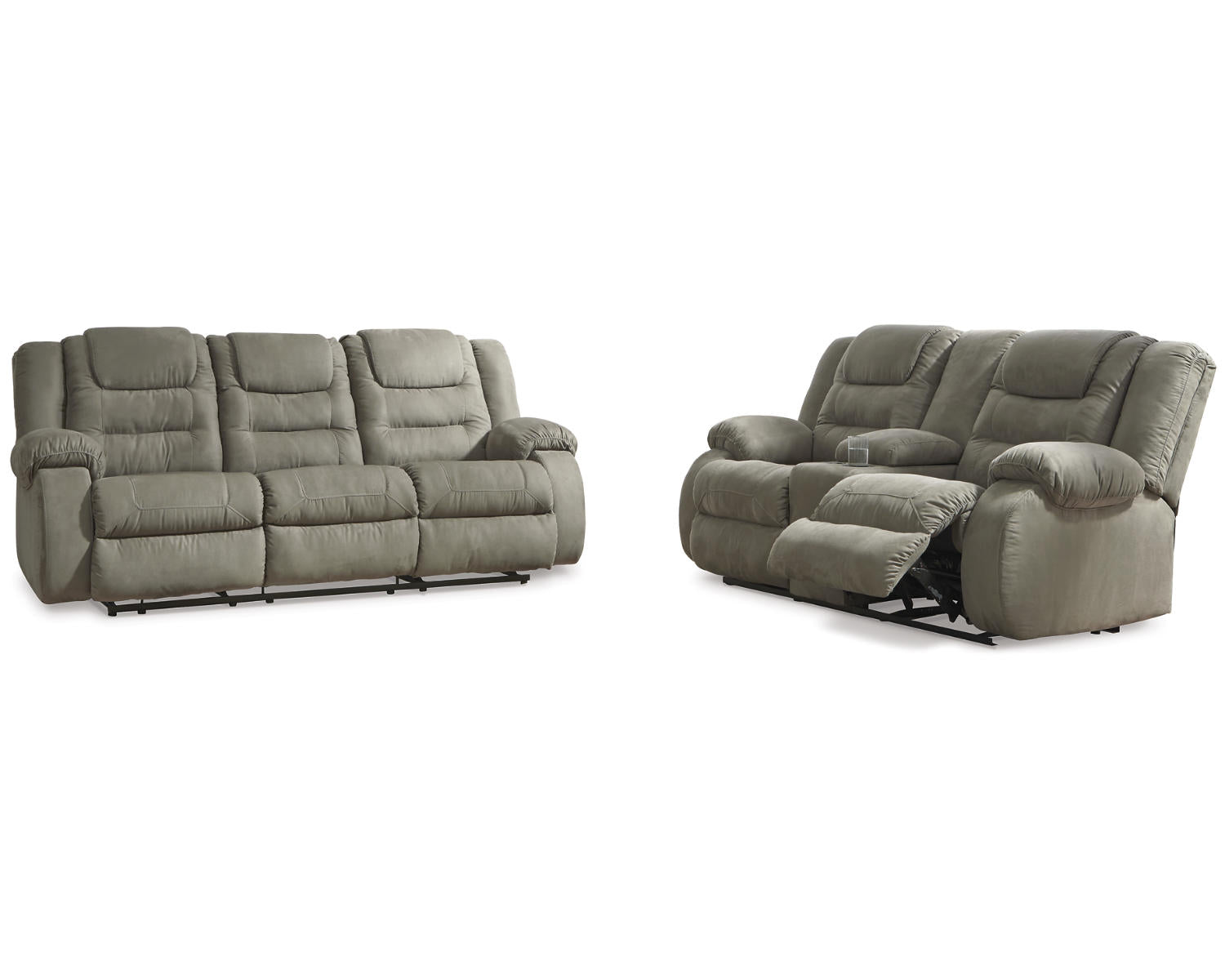 McCade Reclining Sofa and Loveseat