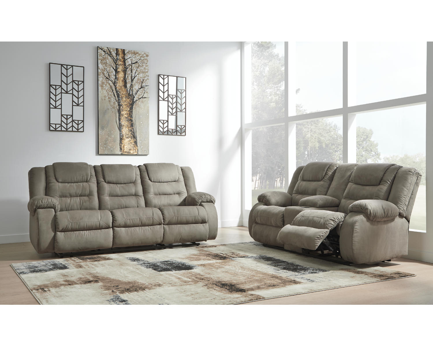 McCade Reclining Sofa and Loveseat