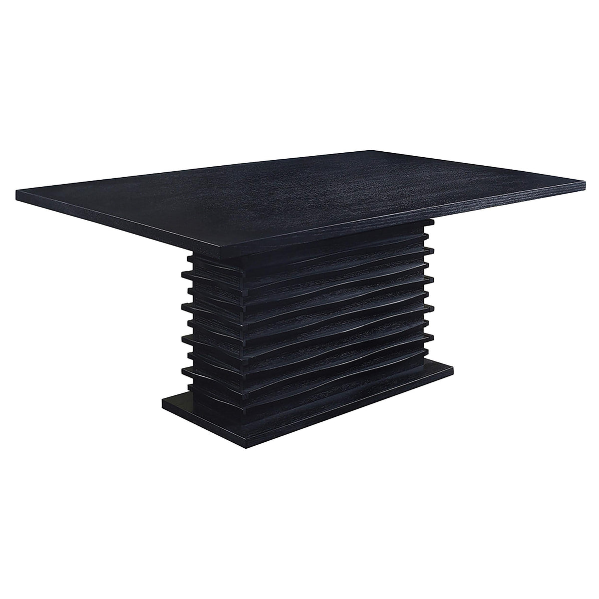 Juego de mesa de comedor rectangular Stanton de 5 piezas, gris