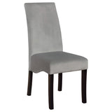 Juego de mesa de comedor rectangular Stanton de 5 piezas, gris