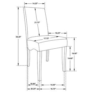 Juego de mesa de comedor rectangular Stanton de 7 piezas, gris