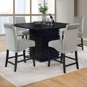 Stanton 5-piece Square Counter Height Dining Table Set Grey