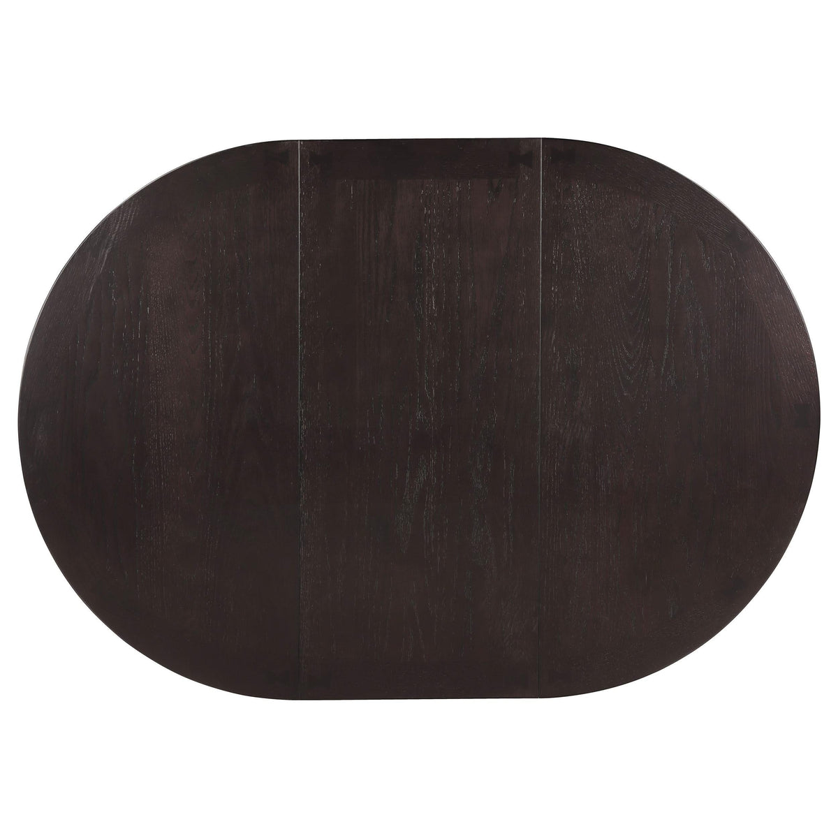 Juego de comedor Lavon de 5 piezas con hojas extensibles ovaladas, color espresso