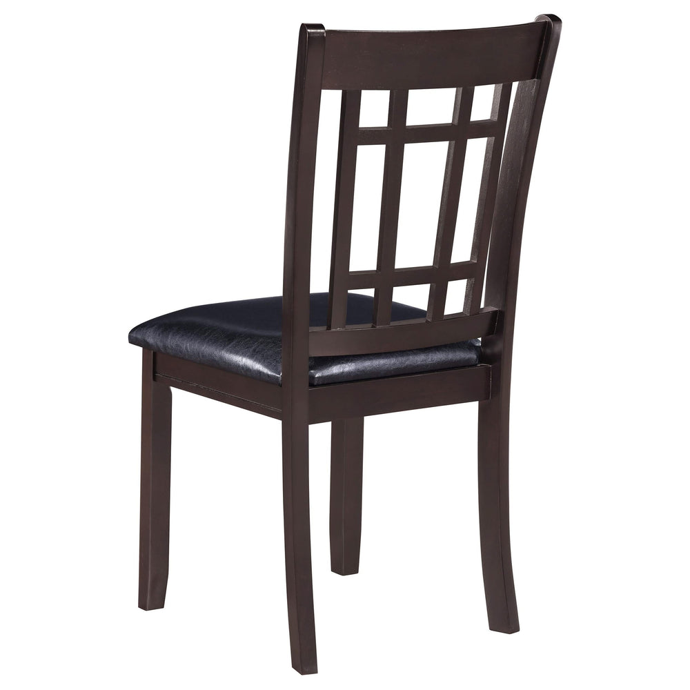 Juego de comedor Lavon de 5 piezas con hojas extensibles ovaladas, color espresso