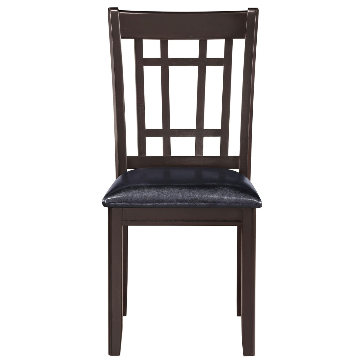 Silla de comedor auxiliar de madera Lavon color espresso (juego de 2)