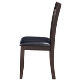 Silla de comedor auxiliar de madera Lavon color espresso (juego de 2)
